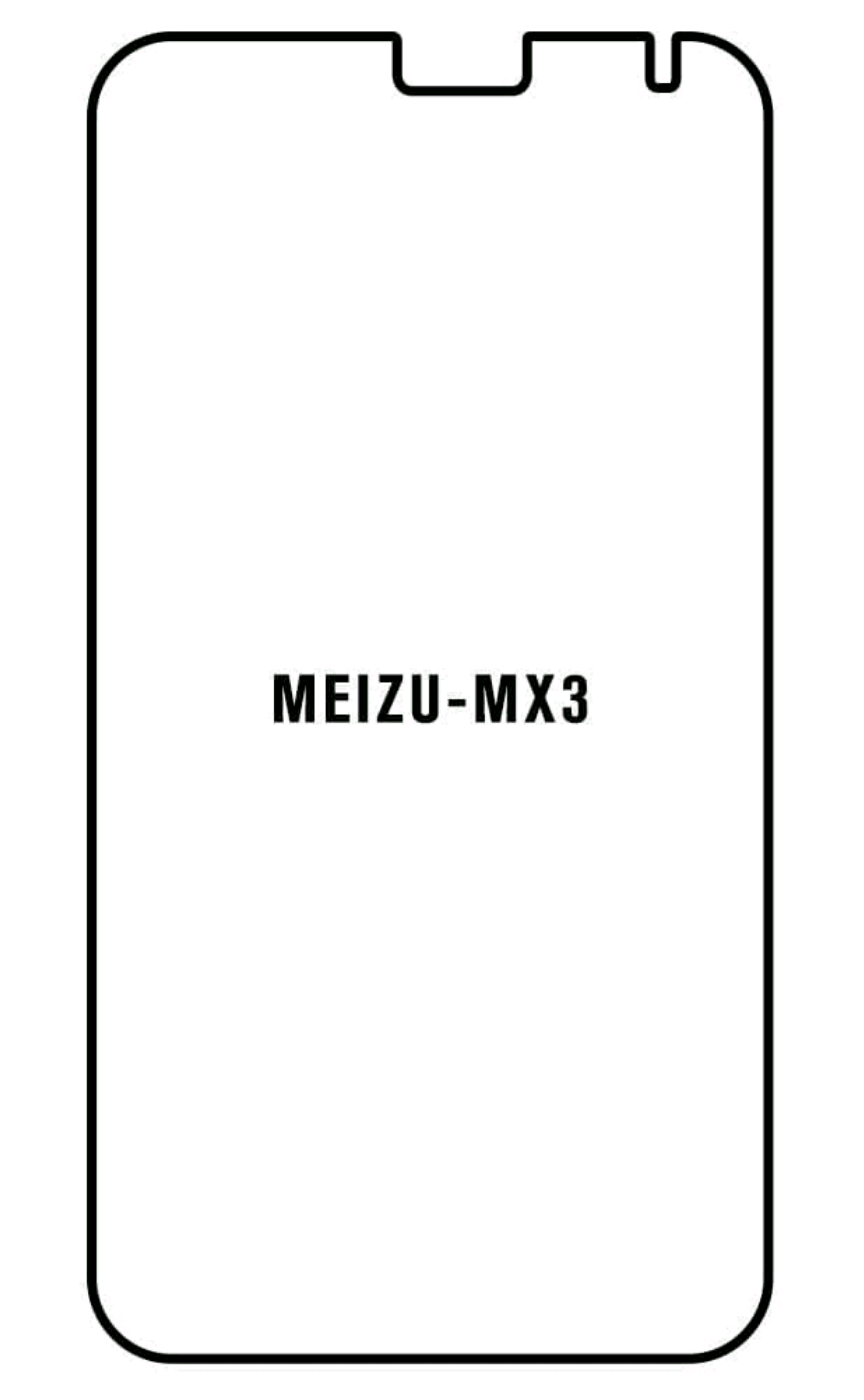 Jeco 99F Kit de Mica Hidrogel AZUL Frontal+Trasera MEIZU MX3