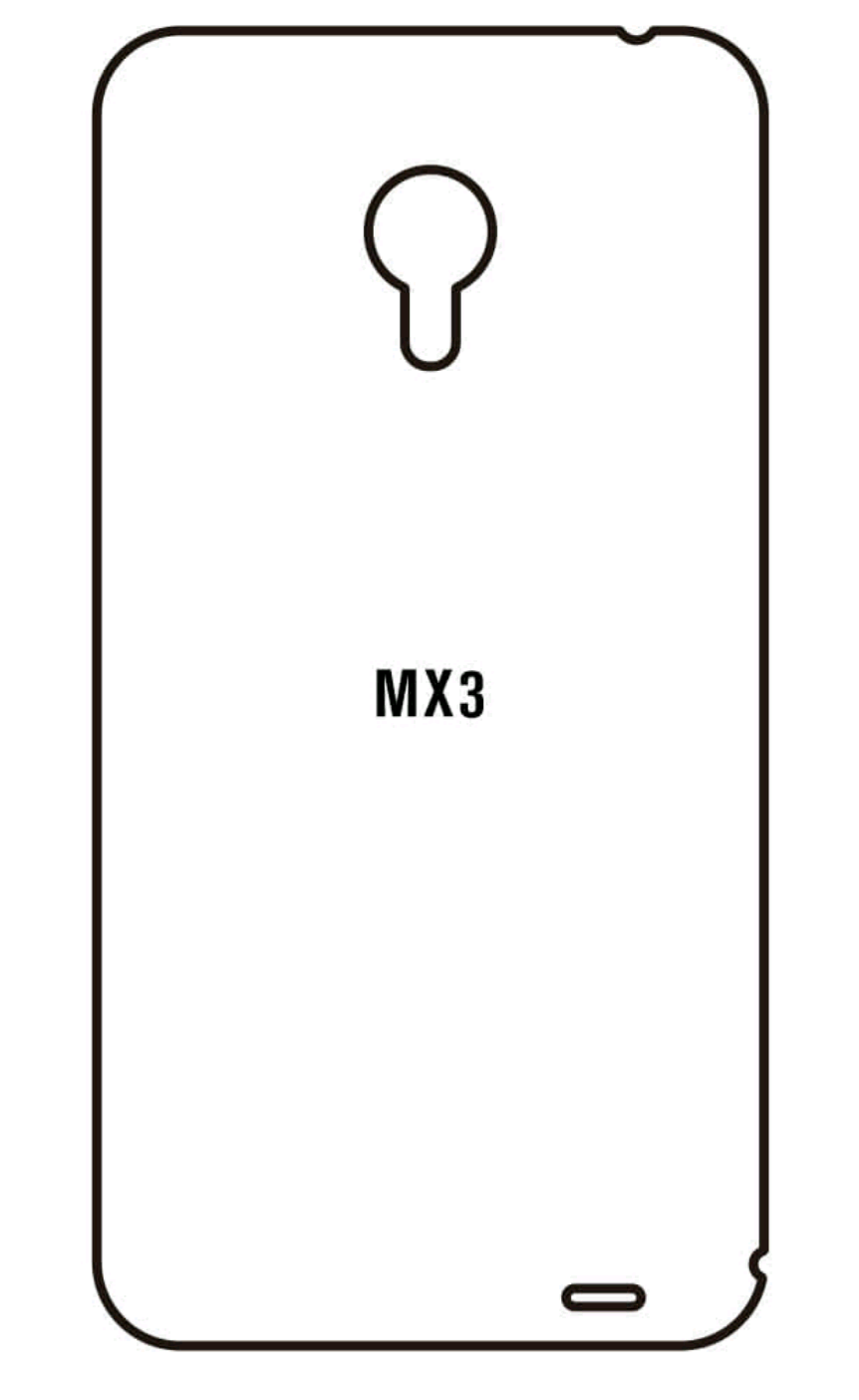 Jeco 99F Kit de Mica Hidrogel AZUL Frontal+Trasera MEIZU MX3