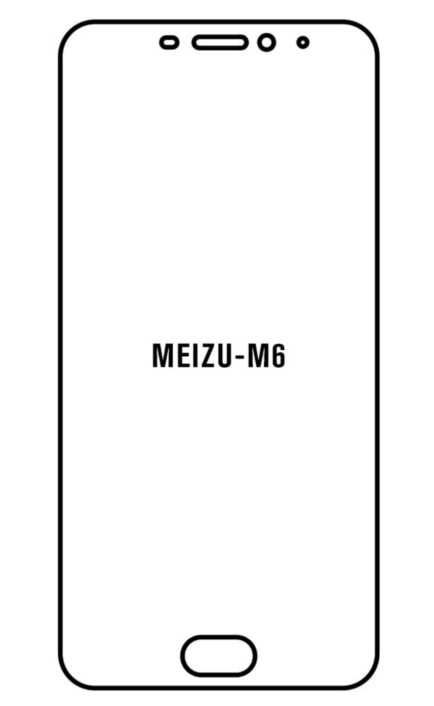 Jeco 99F Kit de Mica Hidrogel AZUL Frontal+Trasera MEIZU M6