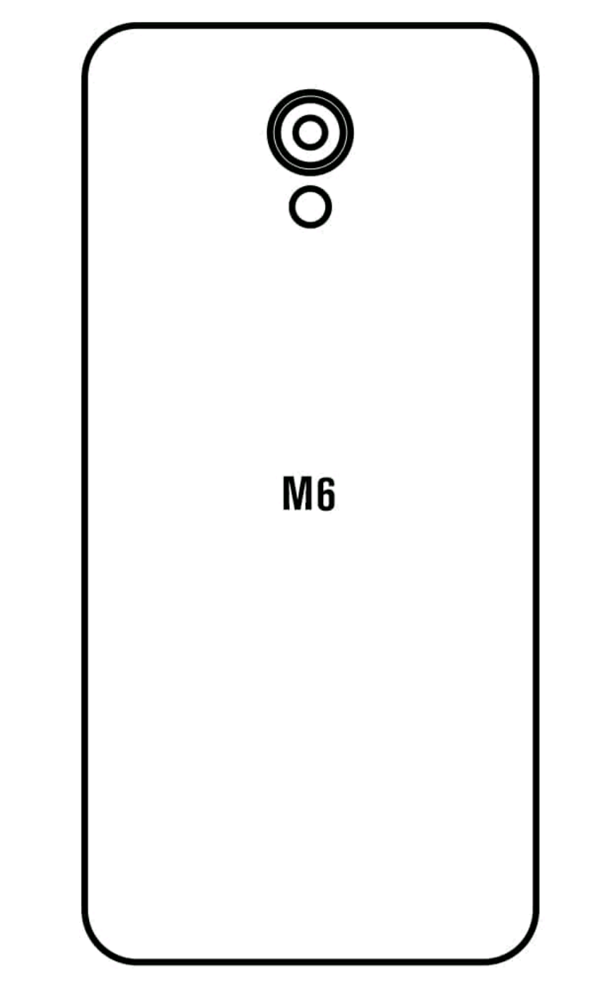 Jeco 99F Kit de Mica Hidrogel AZUL Frontal+Trasera MEIZU M6