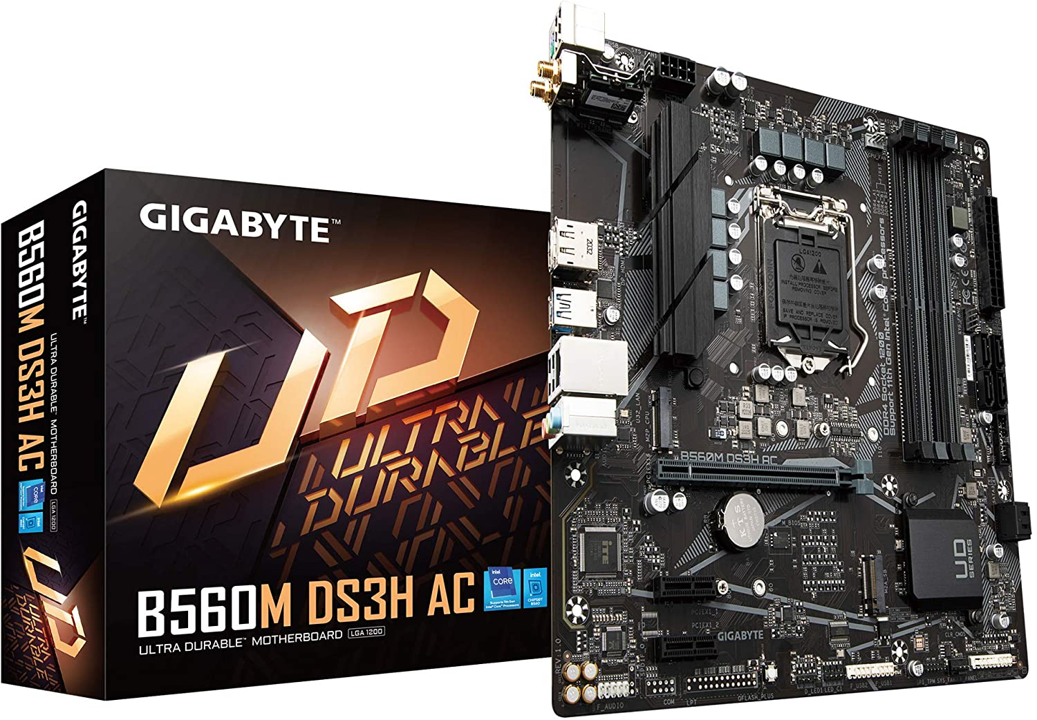 Motherboard GIGABYTE B560M DS3H, Micro ATX, Socket LGA1200