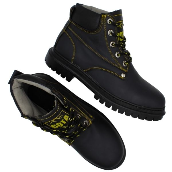 Cota, botas de trabajo hombre, seguridad, zapatos de seguridad hombre, botas de seguridad hombre, botas hombre calzado, botas de seguridad industriales, botas de trabajo hombre color negro