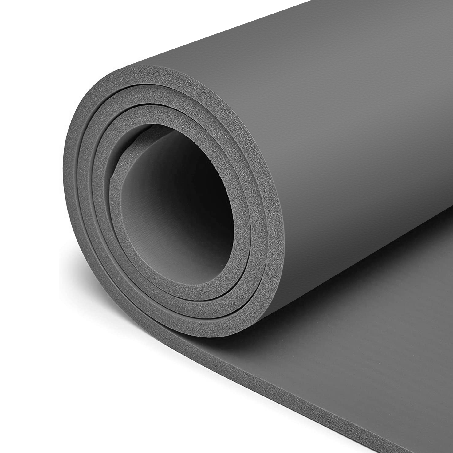 Starfit, Tapete para Yoga y Ejercicio Alta Densidad 10mm De Grosor, Gris