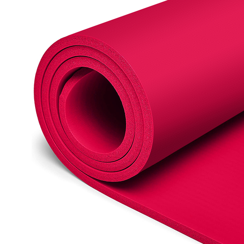 Starfit, Tapete para Yoga y Ejercicio Alta Densidad 10mm De Grosor, Rojo
