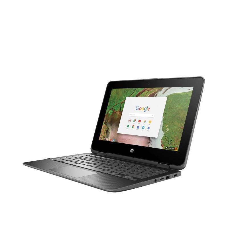 Laptop HP Chromebook X360 11 G1 EE- 11.6"-Intel Celeron N3350- 4GB Ram 32GB SSD-S.O. Chromebook-Con Cámara-(TOUCH SCREEN)- Equipo Clase A, Reacondicionado.