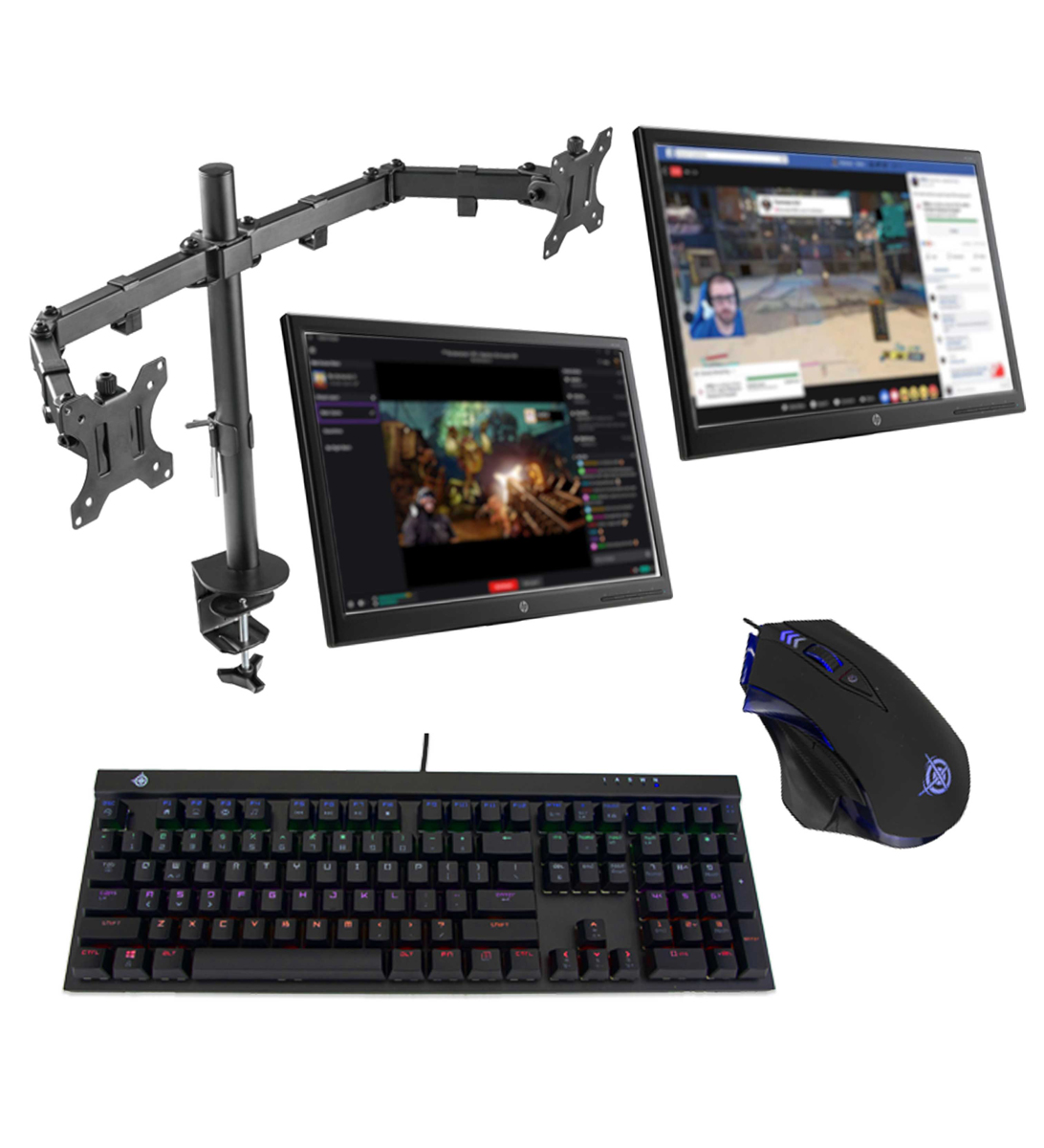 Combo DUAL 2 Monitor HP V241 23.6