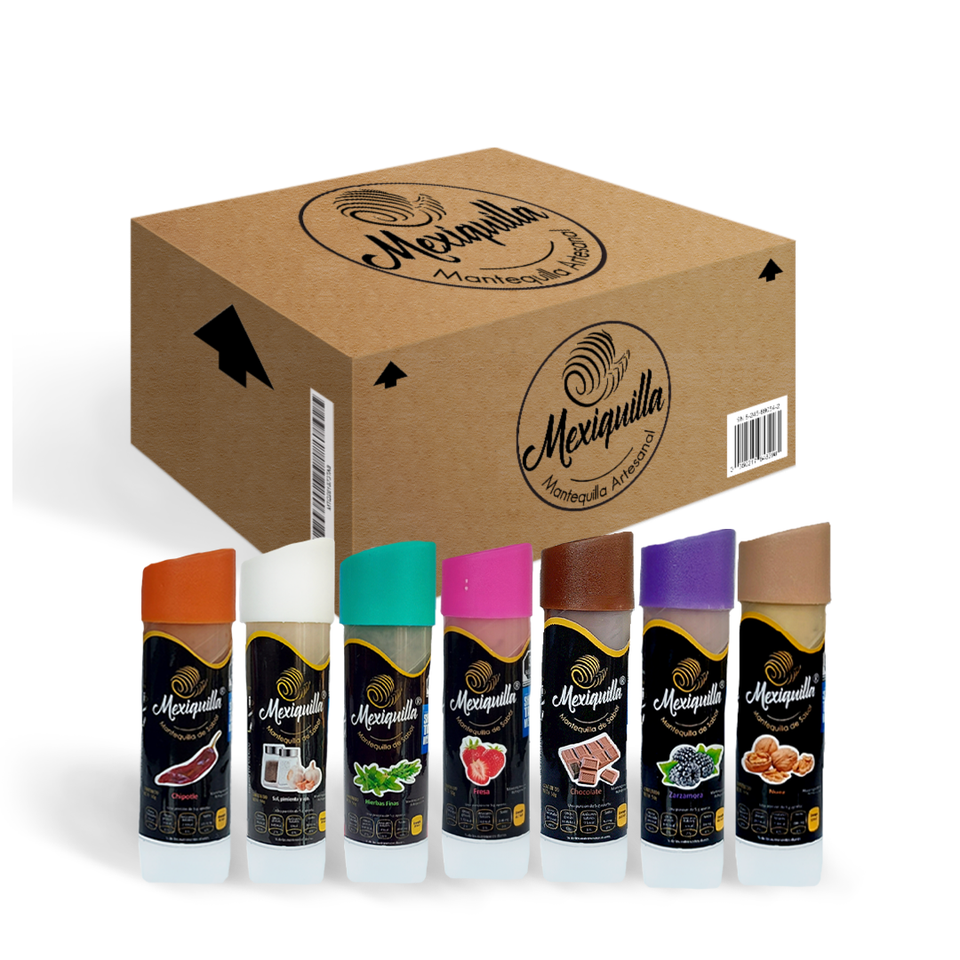 Lápiz untable - Pack con 7 piezas - Variedad de sabores 