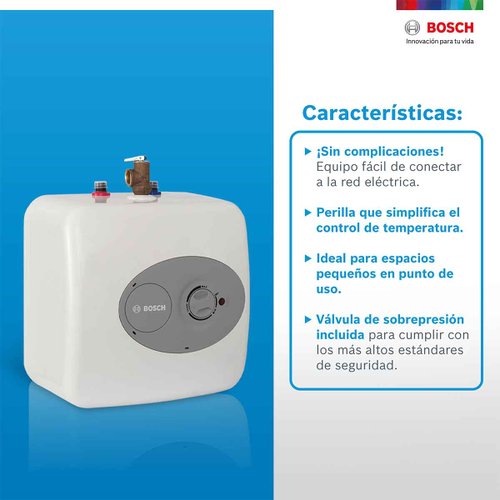 Calentador Deposito Electronico 1 1/2 Servicios 10 L Bosch 