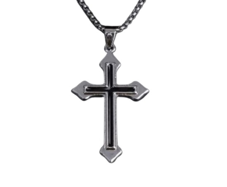 Collar De Vector Cruz Gótico Gótica Linea Negro Celta