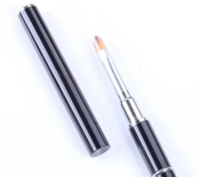 Pincel Para Acrigel Polygel Doble Con Espátula PolyGel