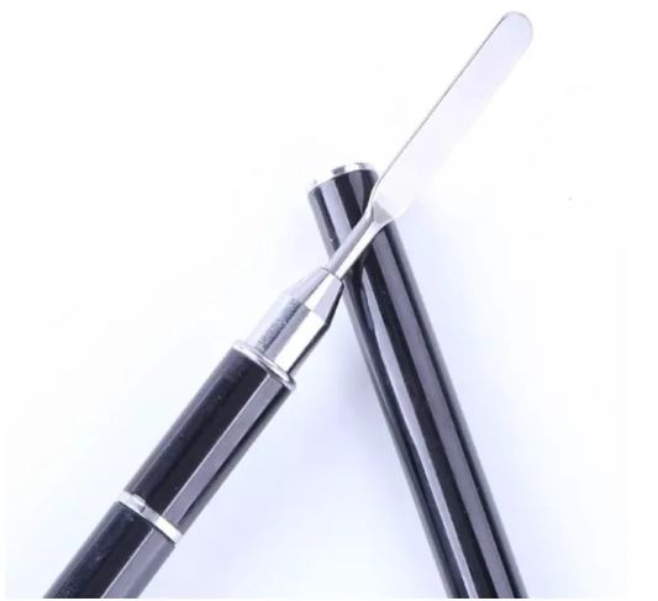 Pincel Para Acrigel Polygel Doble Con Espátula PolyGel