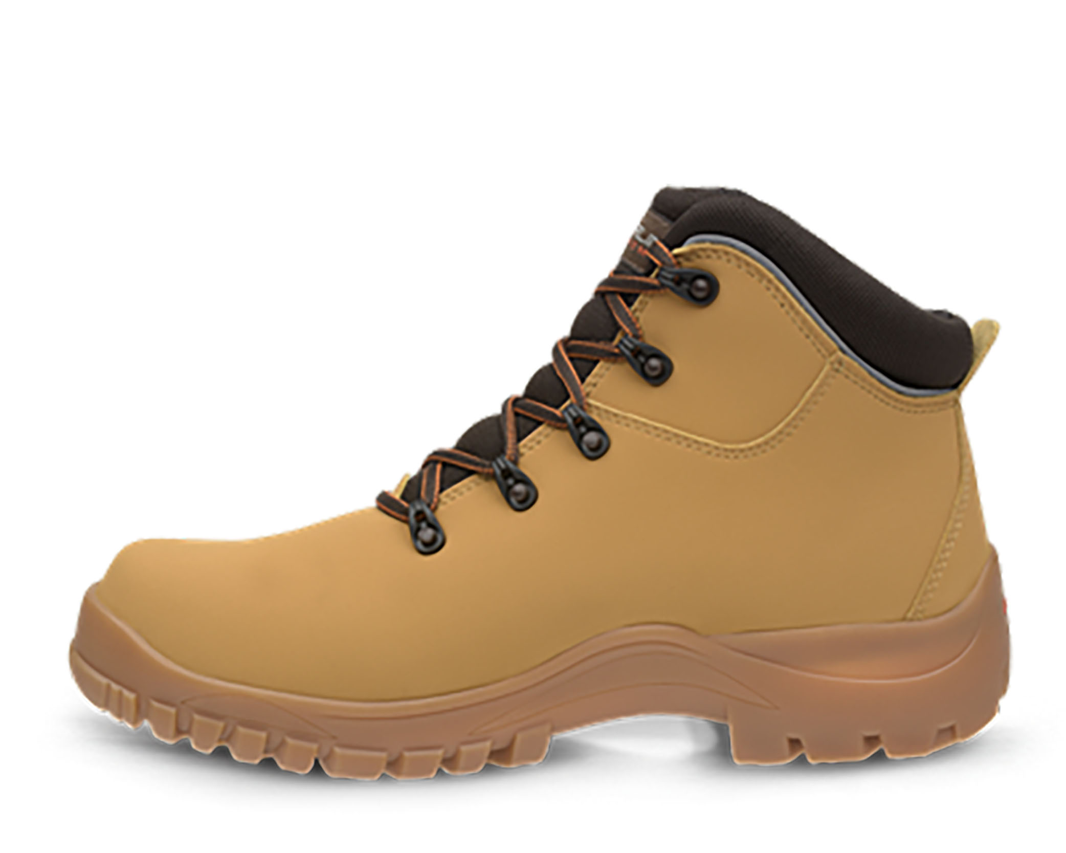 BOTA INDUSTRIAL CASUAL RIVERLINE UBXV4 NEGRO, MIEL, MARINO Y CHOCOLATE