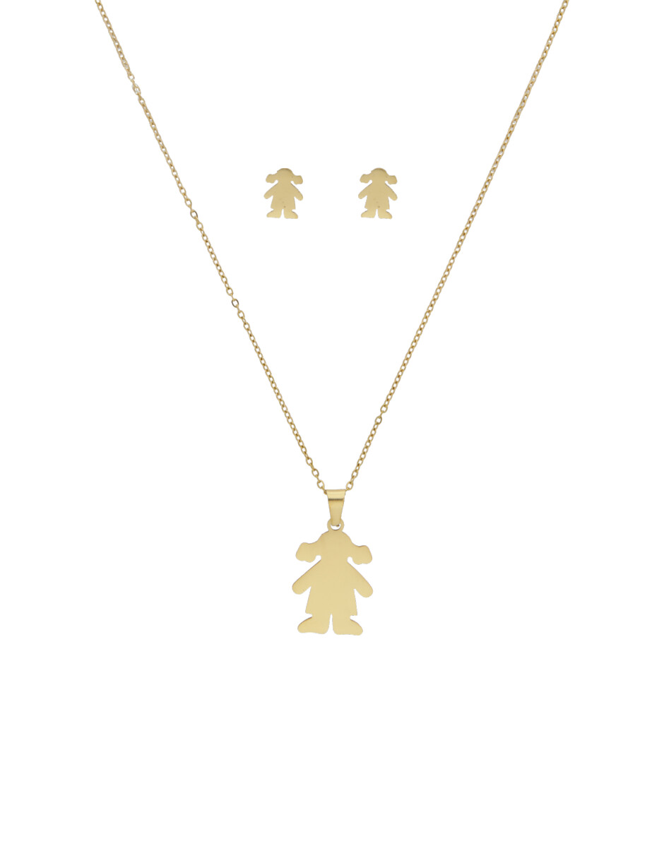 NUVI Set de joyería Niña Contorno