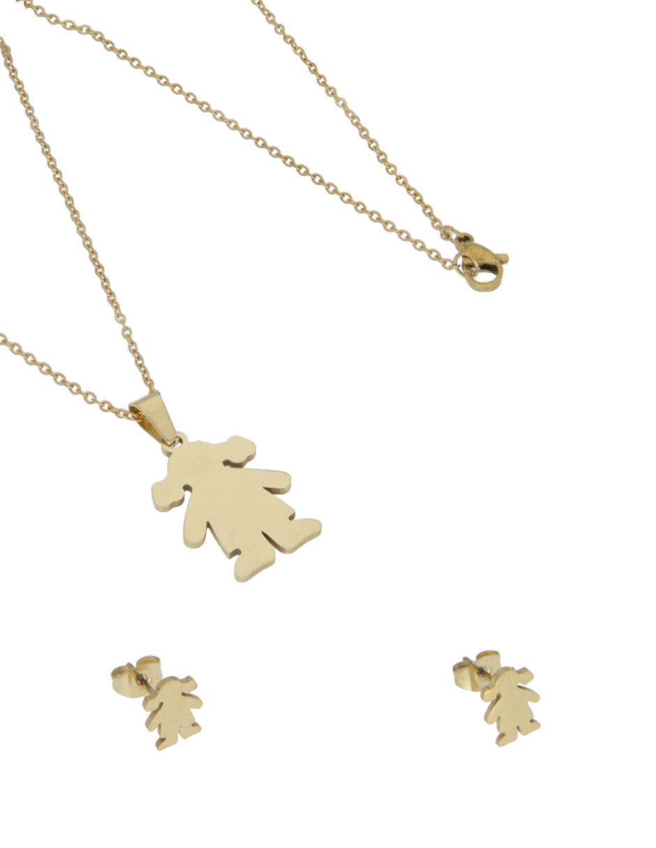 NUVI Set de joyería Niña Contorno