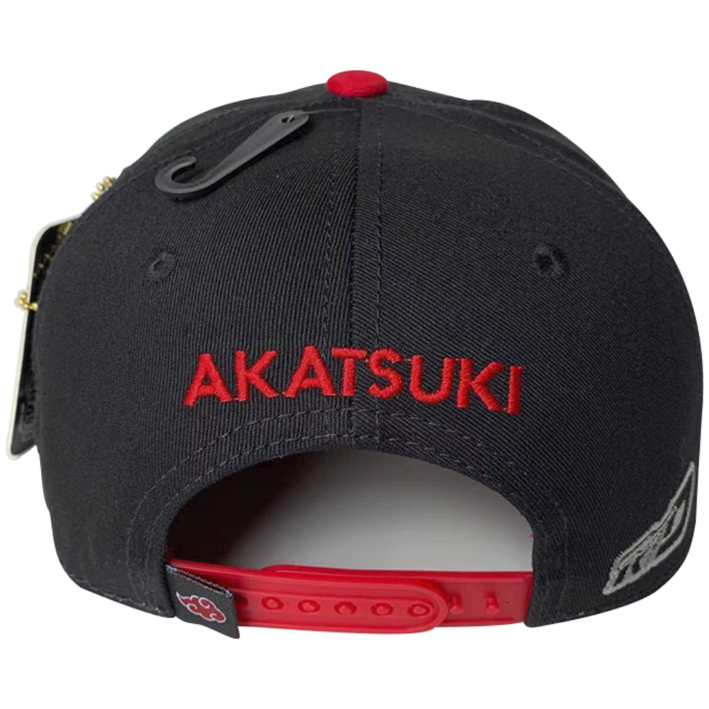 Gorra Akatsuki, placa metálica negro mate 