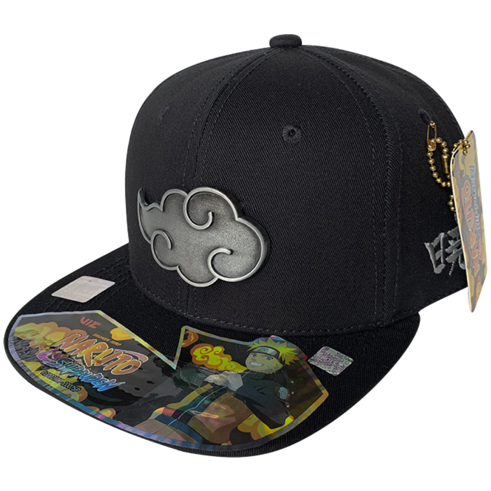 Gorra Akatsuki, placa metálica negro mate 