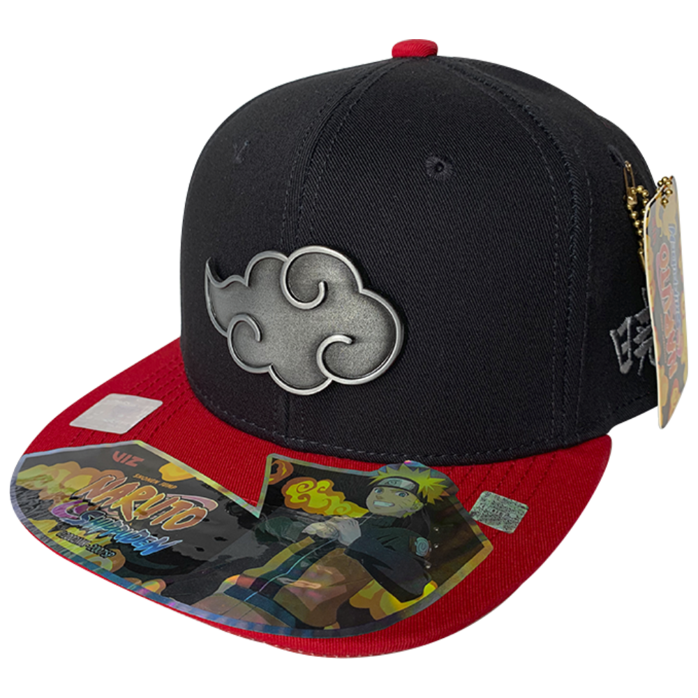 Gorra Akatsuki, placa metálica negro mate 