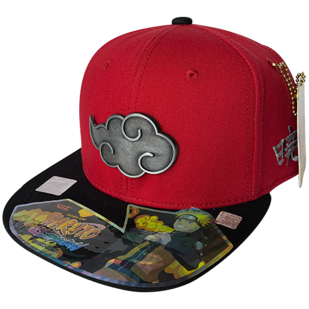 Gorra Akatsuki, placa metálica negro mate 