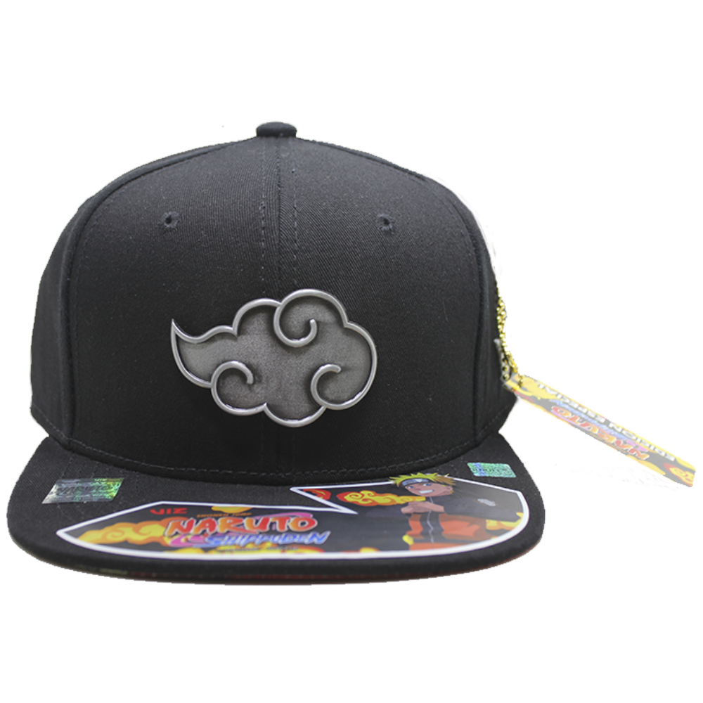 Gorra Akatsuki, placa metálica negro mate 