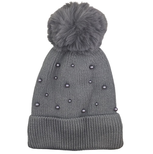 Gorro Bonete Dama Perlas Liso FH1005