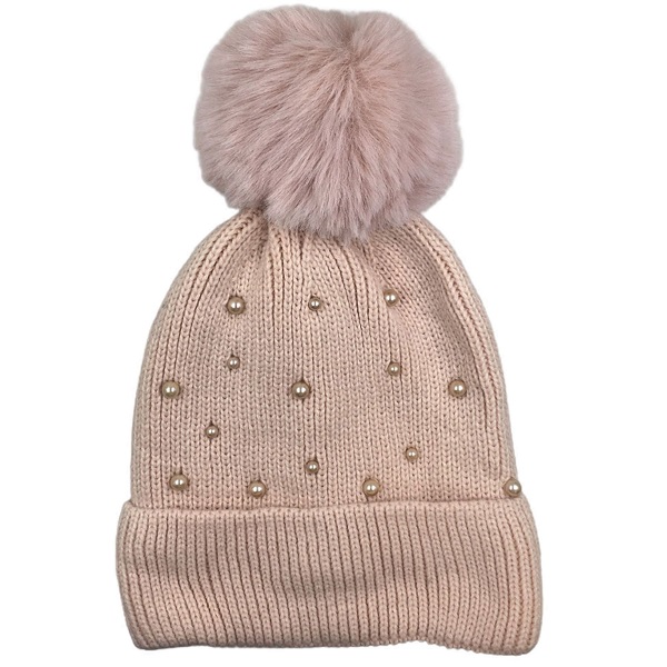 Gorro Bonete Dama Perlas Liso FH1005