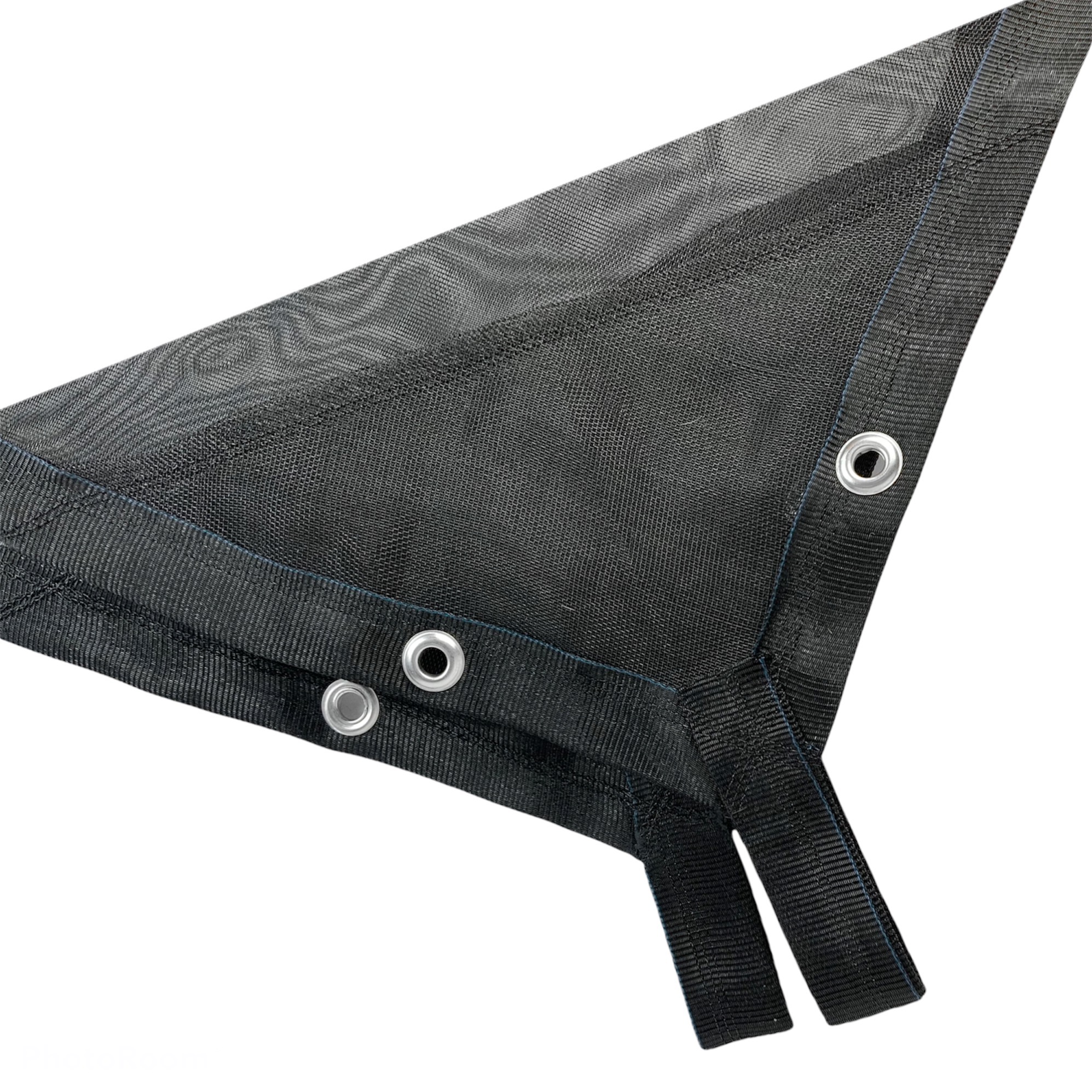 Malla Sombra Negra Monofilamento 50%. 3.7m x 5m Confeccionada