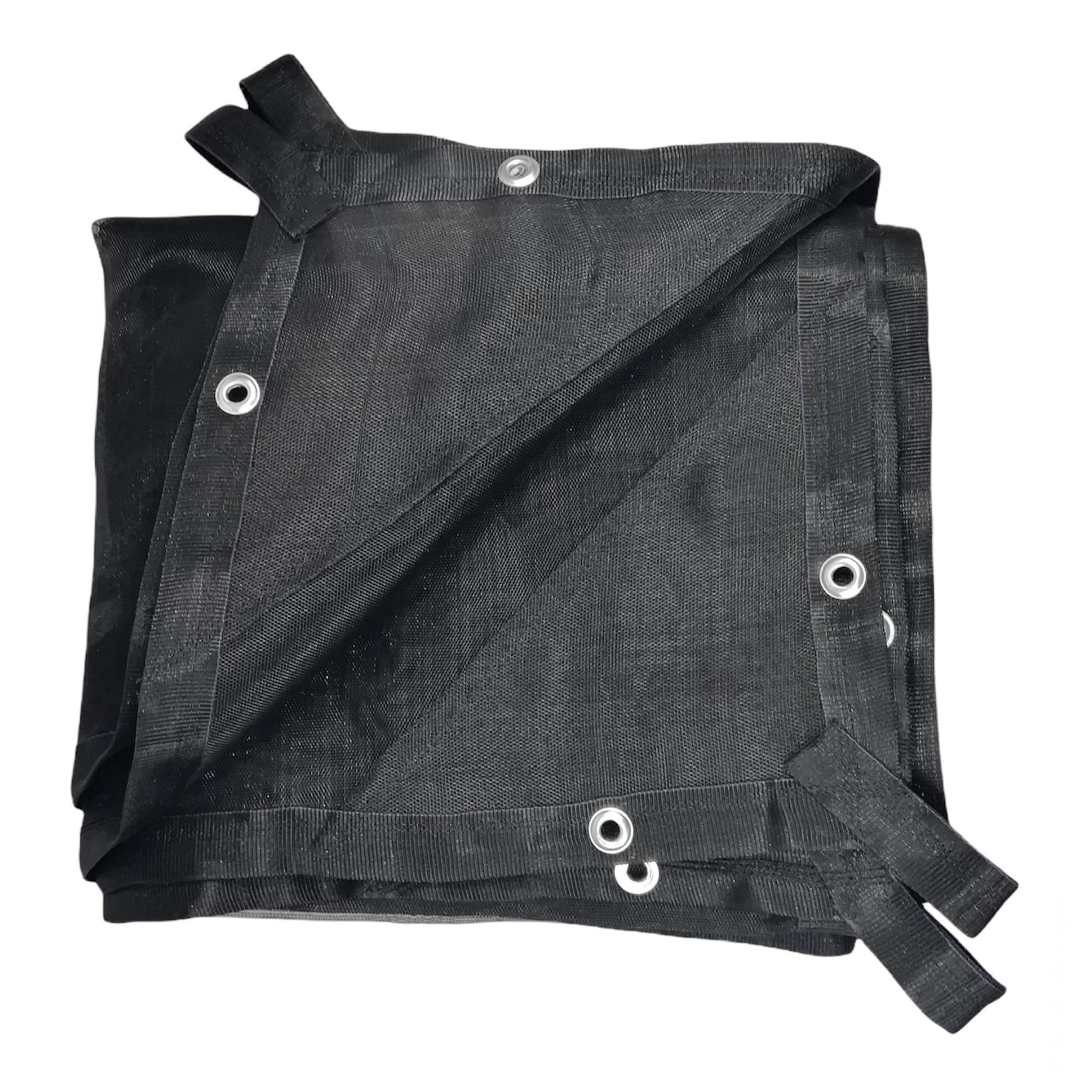 Malla Sombra Negra Monofilamento 50%. 3.7m x 5m Confeccionada