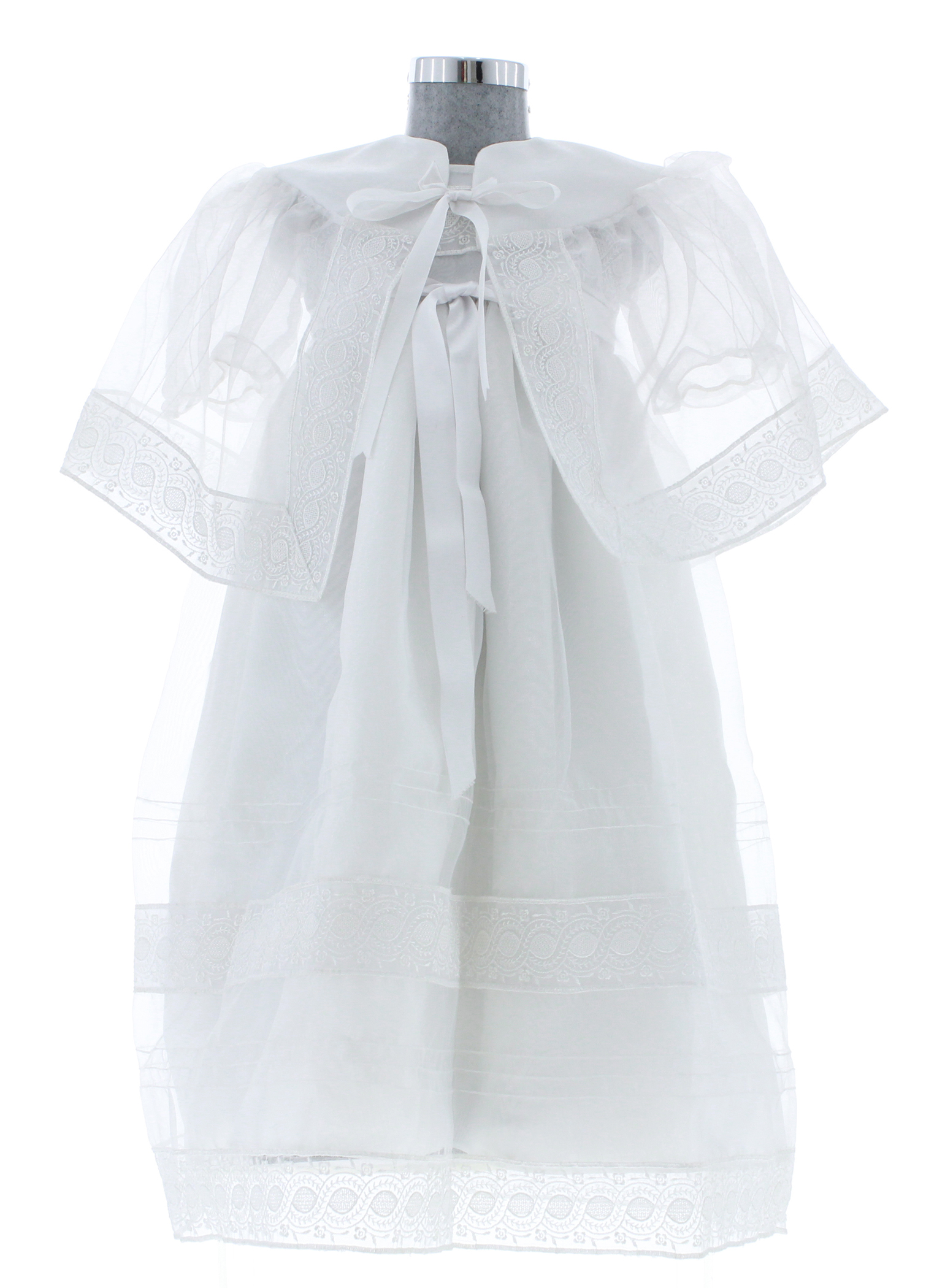 Ropón para Bautizo Niña Desmontable 2557.