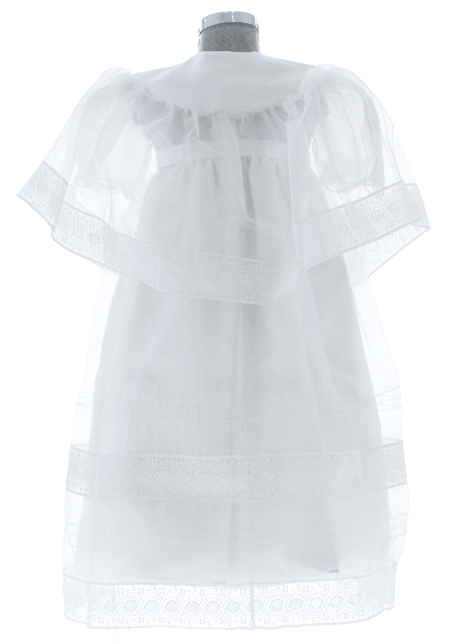 Ropón para Bautizo Niña Desmontable 2557.