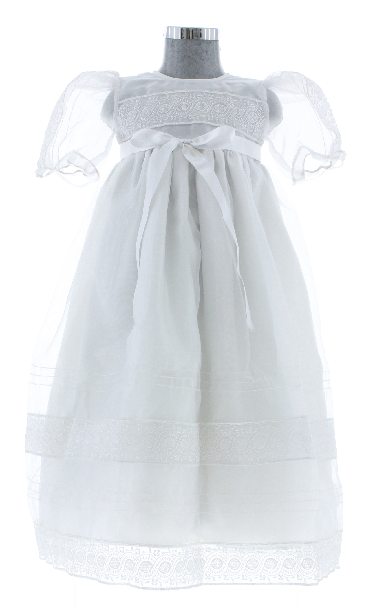 Ropón para Bautizo Niña Desmontable 2557.