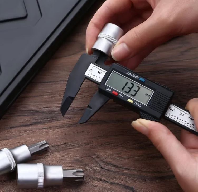 Calibrador Vernier Vernier Digital Pie De Rey 6in 156mm B