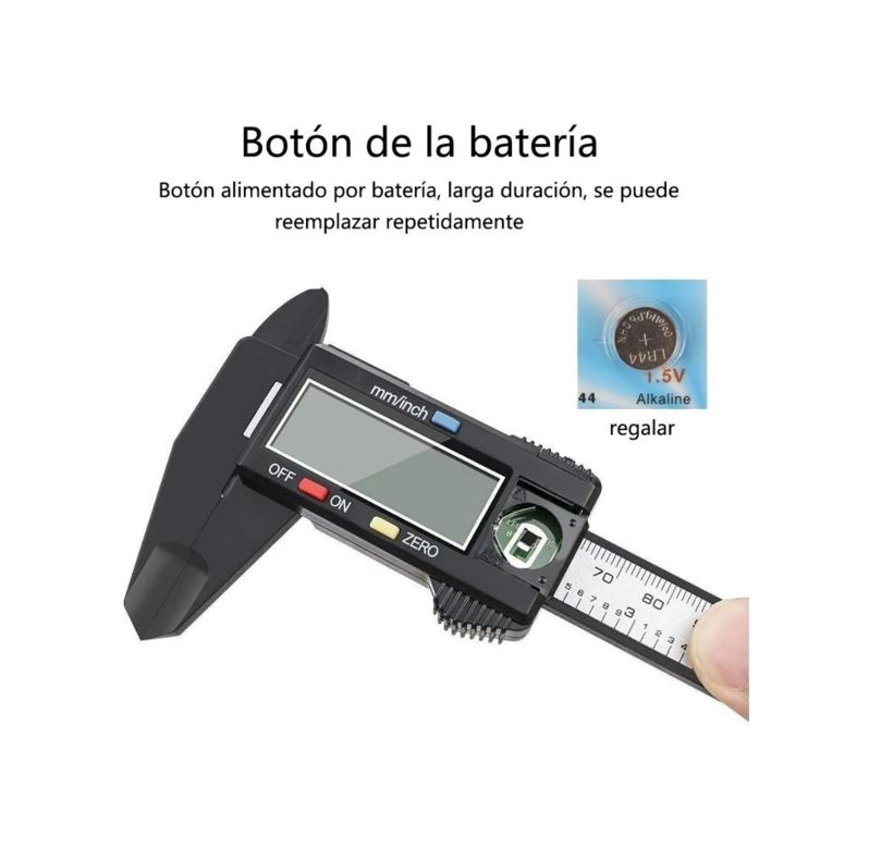 Calibrador Vernier Vernier Digital Pie De Rey 6in 156mm B