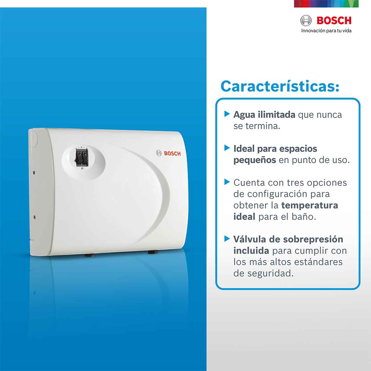 Calentador Electrico Autoheat 2 Servicios 220v 12 Kw Bosch 