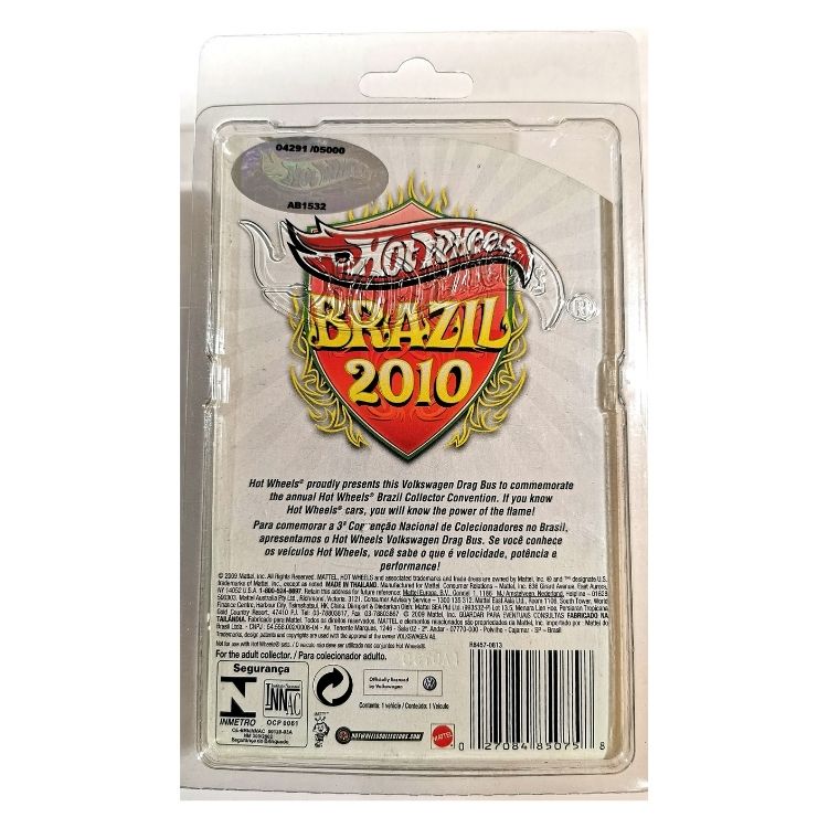 Hot Wheels Volkswagen Drag BRAZIL 2010 ミニカー Hot Wheels