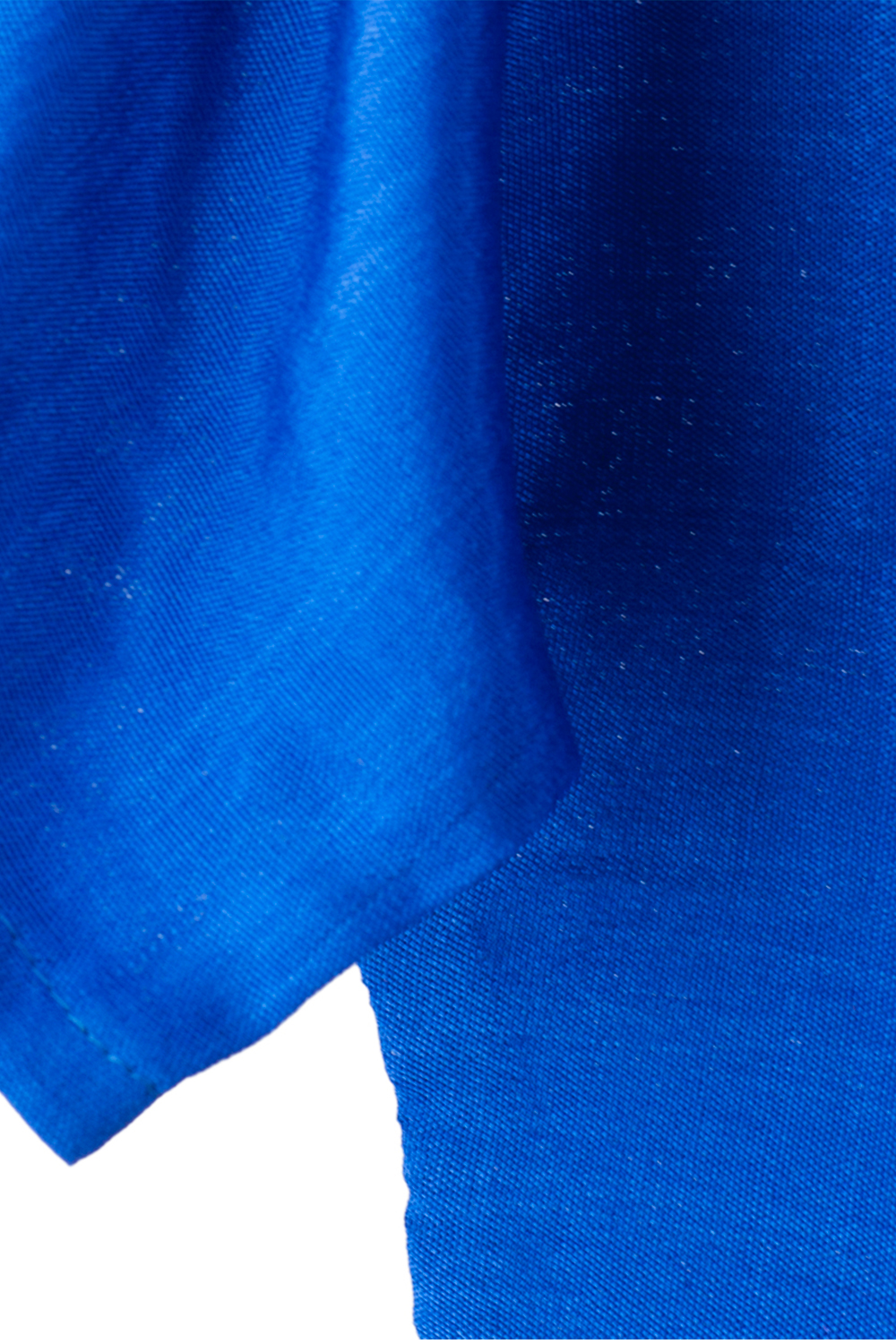 Blusa para Dama AngeLozano de Rebozo Artesanal con Mangas color Azul