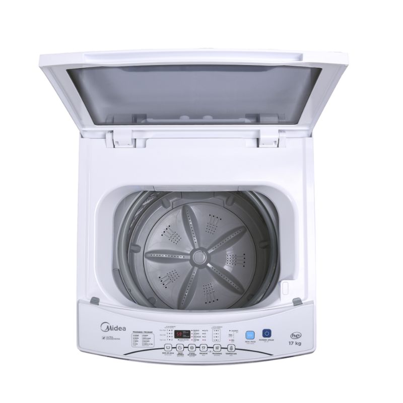 Lavadora Automática Midea carga superior blanca 17kg  MLTI17N2SGDW