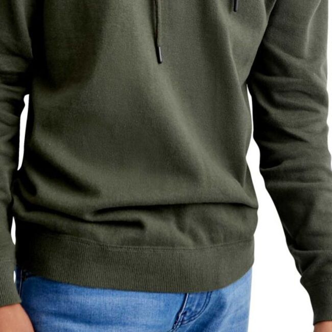 Suéter para hombre, casual, marca Next & Co, verde oscuro, con capucha, S205 996989