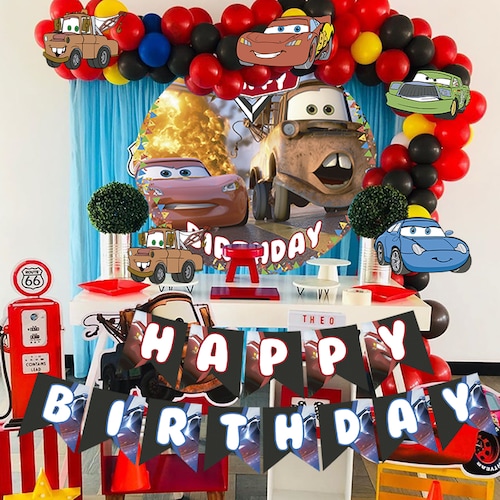Kit decoración cumpleaños Cars