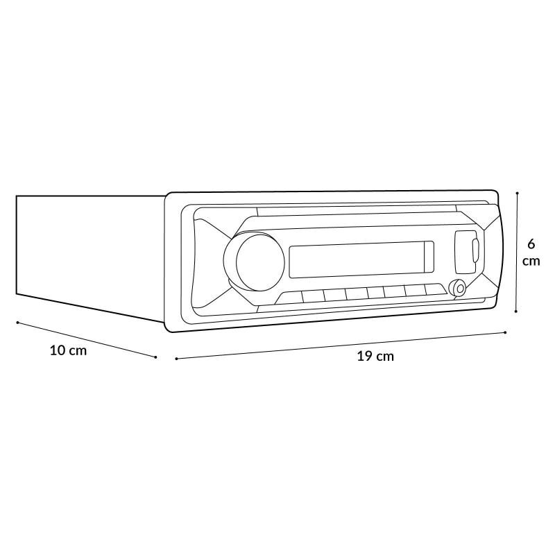 Autoestéreo Pioneer MVH-S215BT