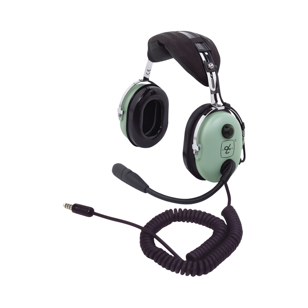 Auriculares con atenuación de ruido pasivo para radios aéreos en helicópteros