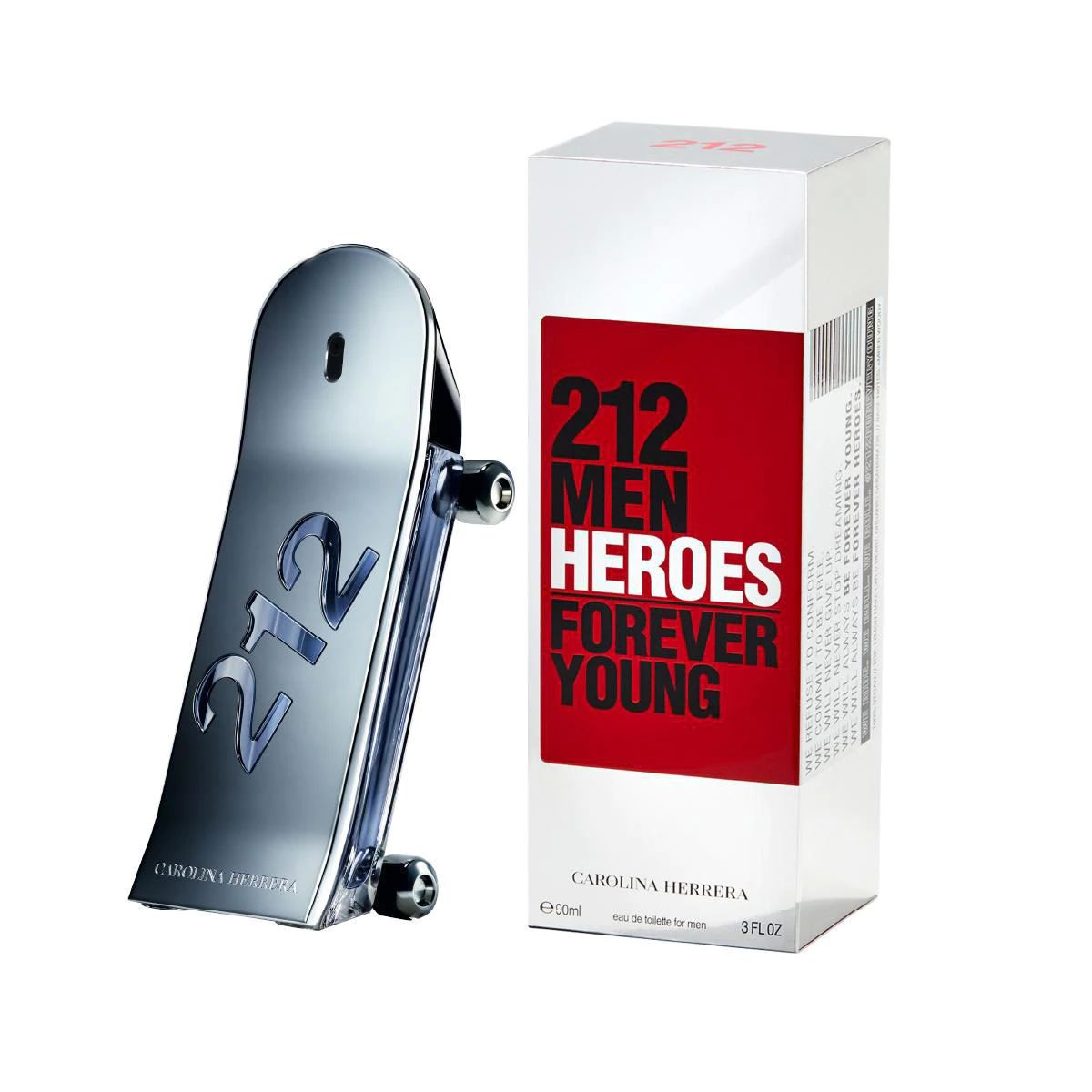 Perfume 212 Men Heroes Carolina Herrera Eau De Toilette 90ml
