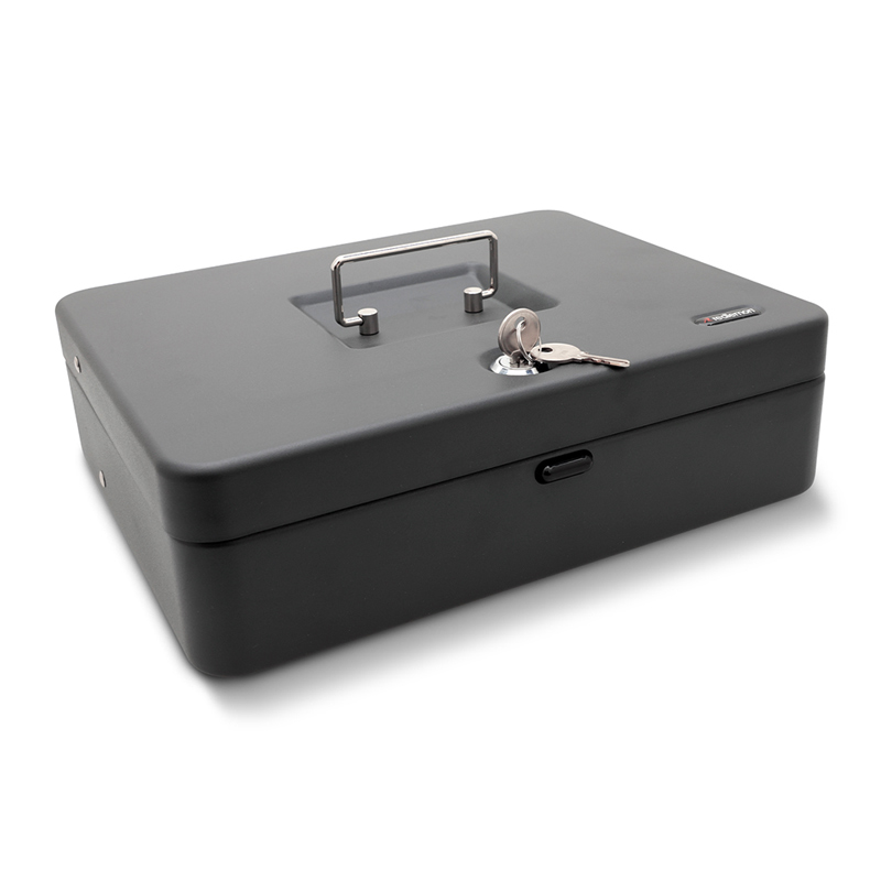 Caja de Seguridad para Dinero Efectivo con Cerradura 2 Llaves Redlemon