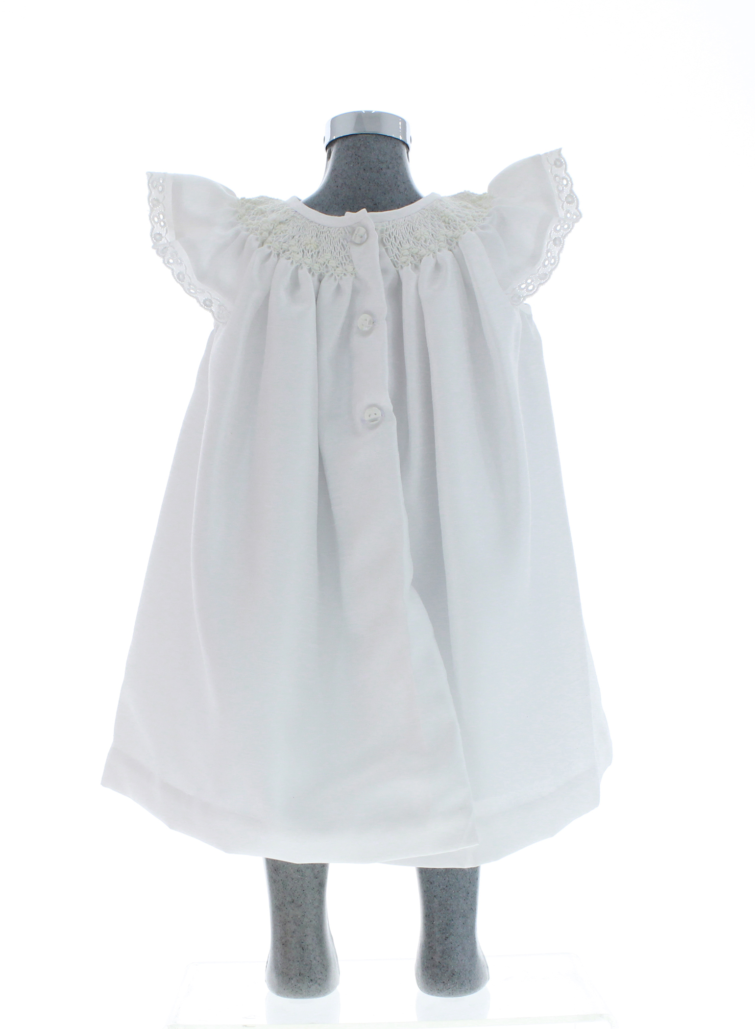 Vestido de Bautizo para Niña tipo Bata