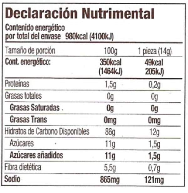 Pulparindo Sin Azúcar Añadida De la Rosa Tamarindo 20 PZ 14 g