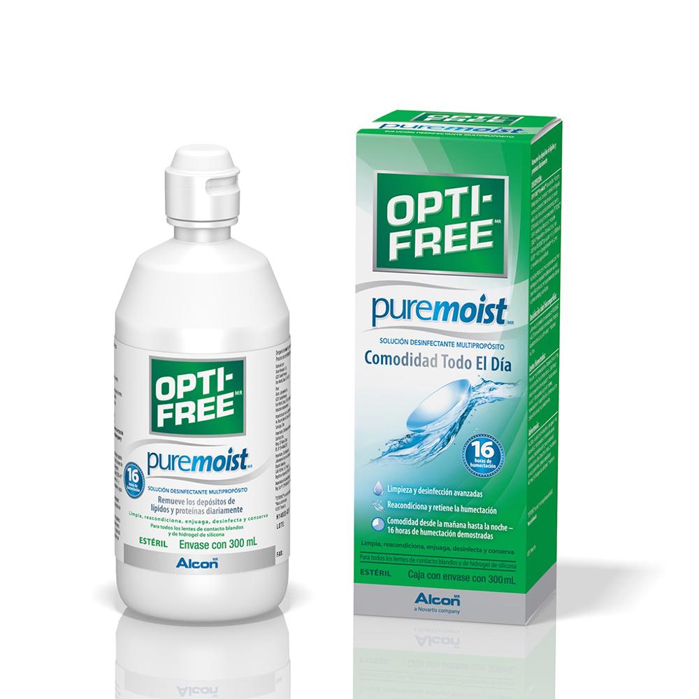 Solución Desinfectante Multipropósito Opti-Free Puremoist 3 Piezas CST