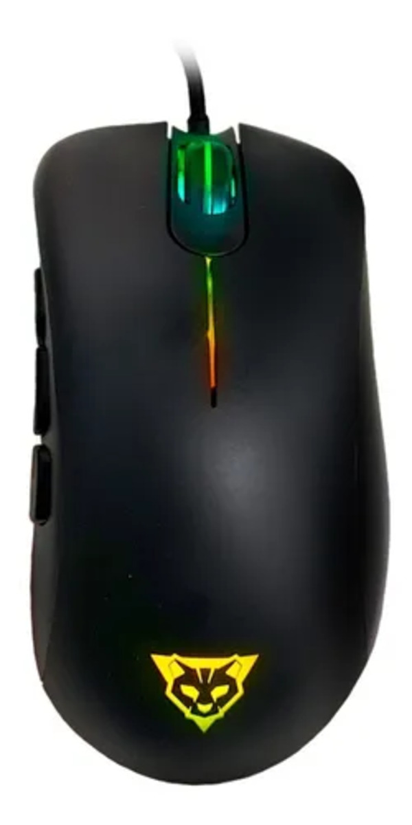 Gaming Mouse Óptico Ocelot Ogmm01 6400dpi 8 Botones Led Rgb Alambrico