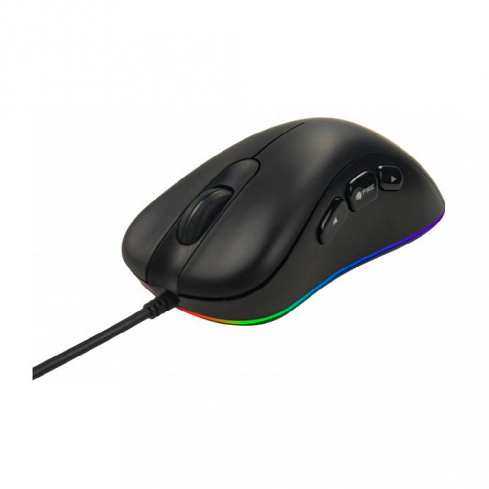 Gaming Mouse Óptico Ocelot Ogmm01 6400dpi 8 Botones Led Rgb Alambrico