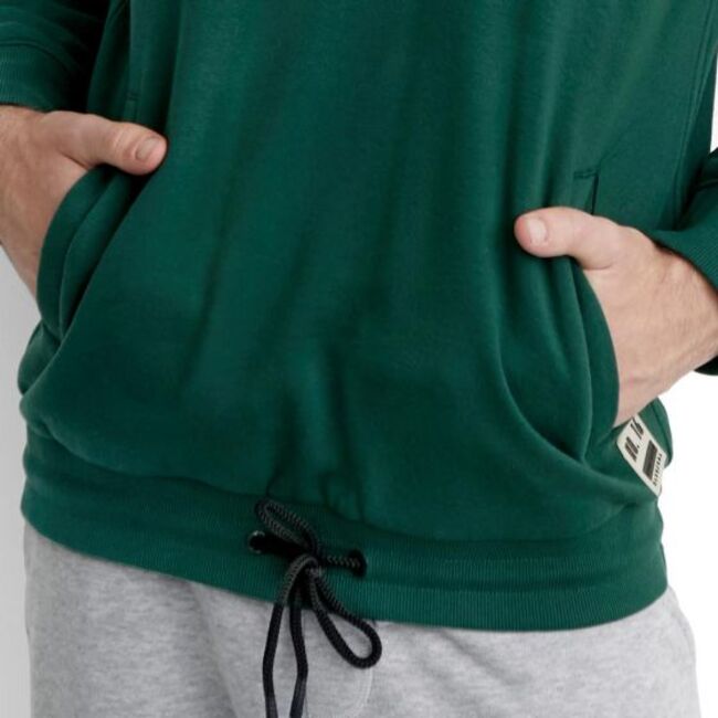 Sudadera para hombre, casual, marca Hard Soda, verde, con capucha, 998014