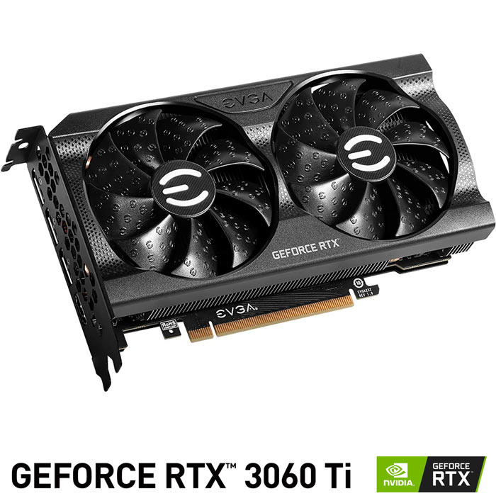 Tarjeta de Video EVGA GeForce RTX 3060 TI XC Gaming 8GB GDDR6 LHR 08G-P5-3663-KL 