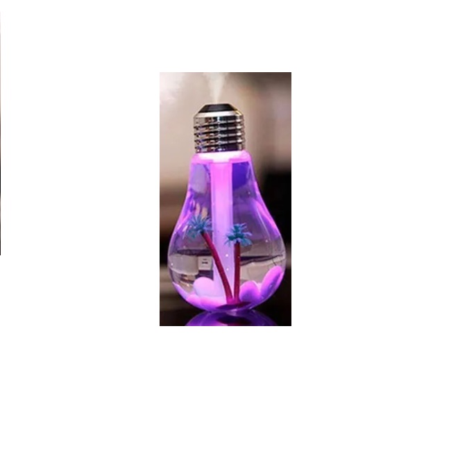 Difusor Aromaterapia Humificador Foco Palmera Usb Luz Led